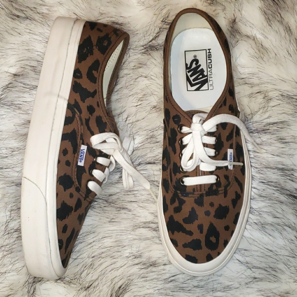 SOLD☆VANS ☆ leopard anaheim sneakers - Picture 3 of 7